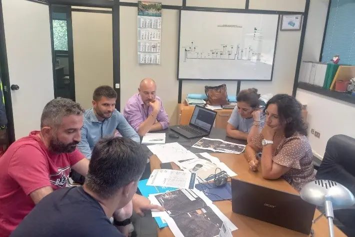 L'incontro nella sede di Abbanoa