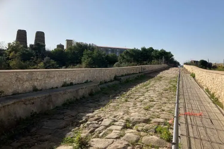L'antico ponte romano (L'Unione Sarda - Pala)