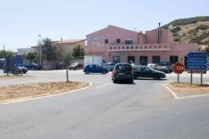 L'incrocio per Carbonia sulla ss 126