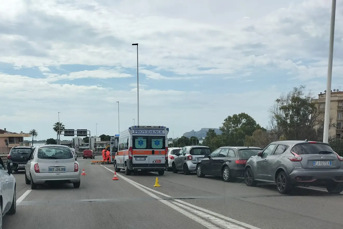 L'incidente (L'Unione Sarda)