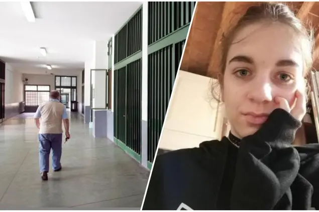 Il carcere minorile di Quartucciu, a destra Chiara Gualzetti (archivio L'Unione Sarda)