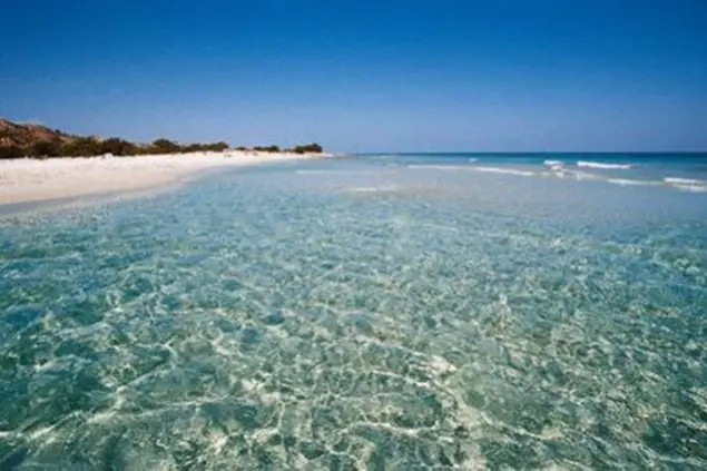 La spiaggia Bidderosa (Archivio L'Unione Sarda)