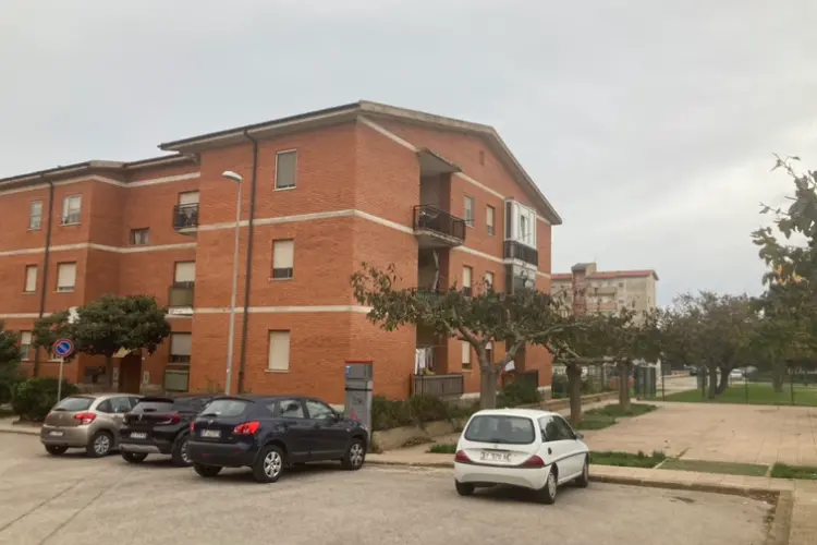 Gli alloggi popolari in via Emilia a Porto Torres (foto Pala)
