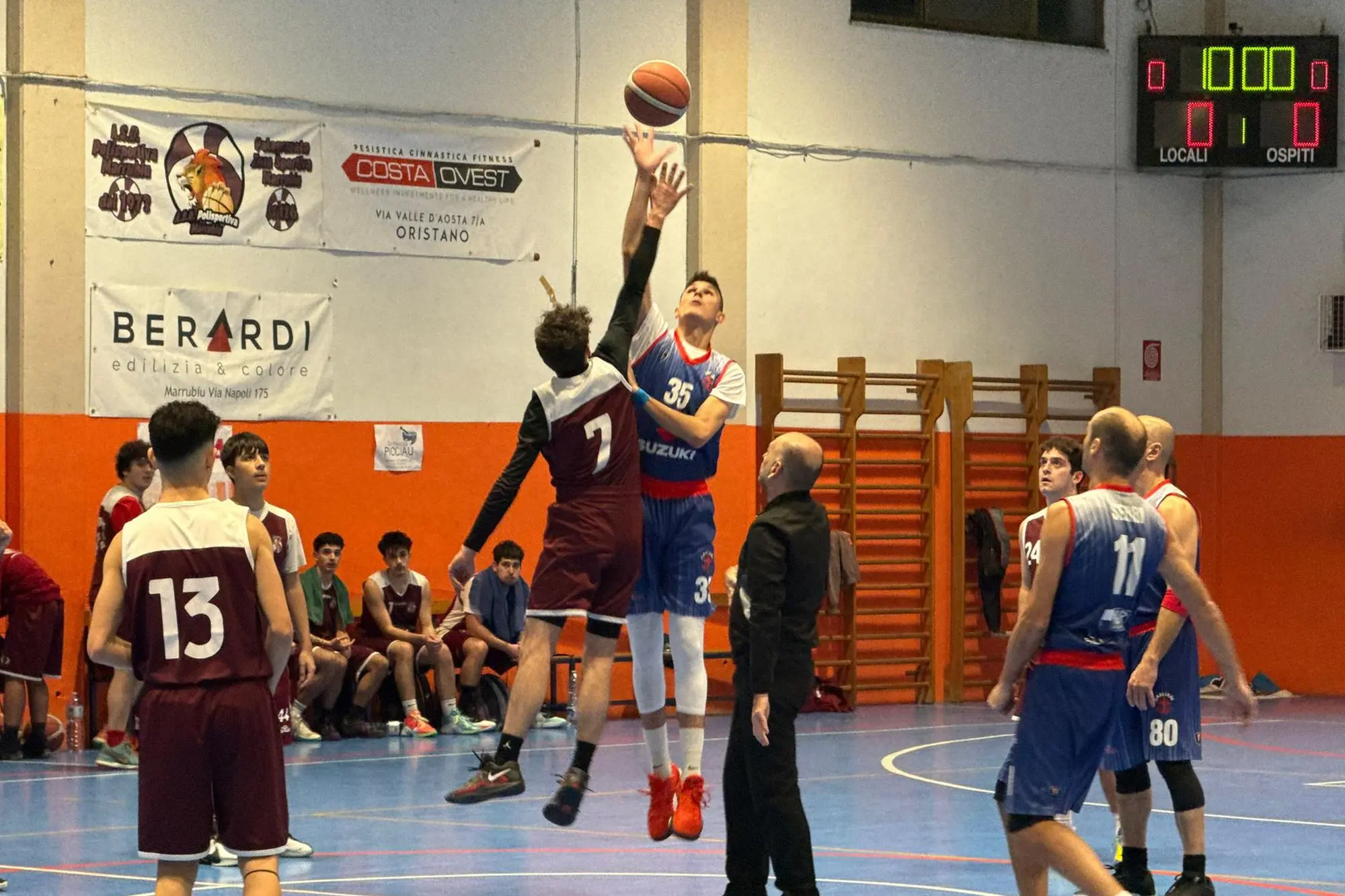 Una partita di Divisione Regionale 2 (foto di Giacomo Pala)