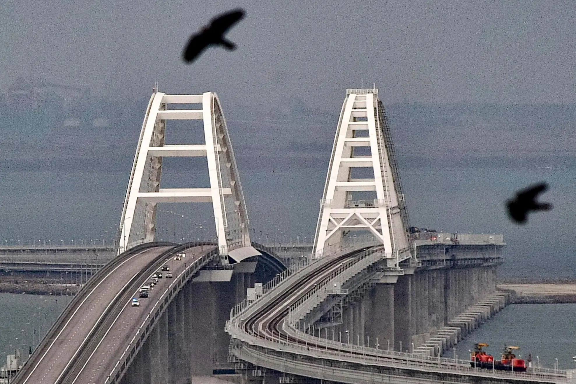 Il ponte che collega Russia e Crimea