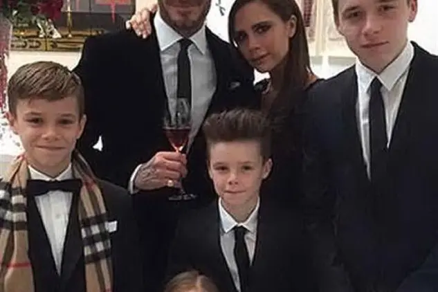 La famiglia Beckham
