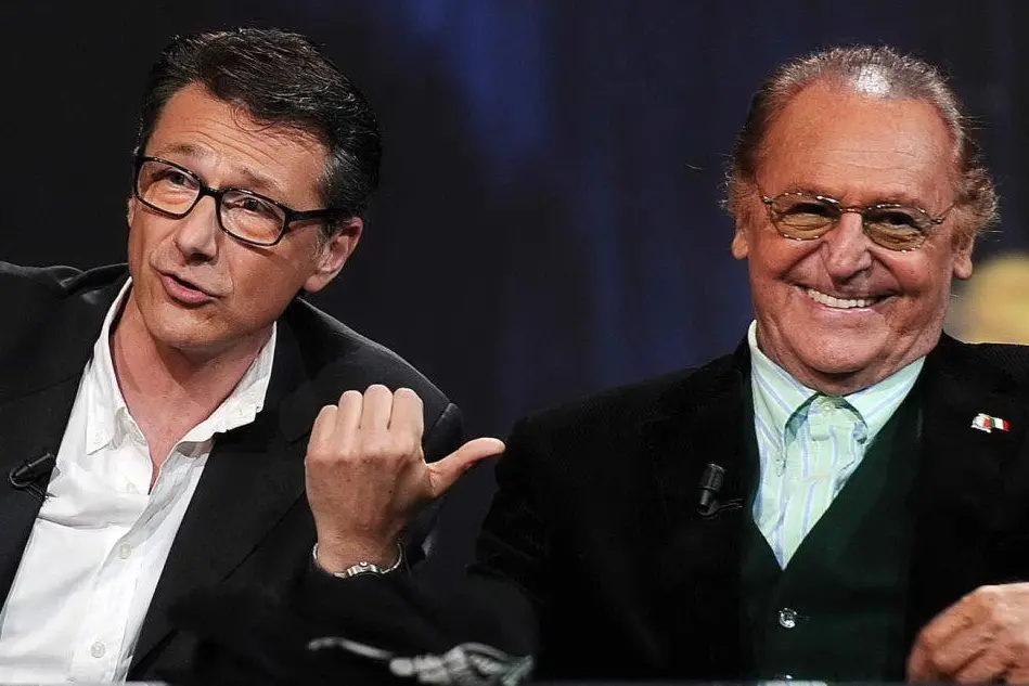 Gegè Telesforo e Renzo Arbore (Ansa)