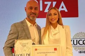 Andrea Ena alla premiazione (foto concessa)