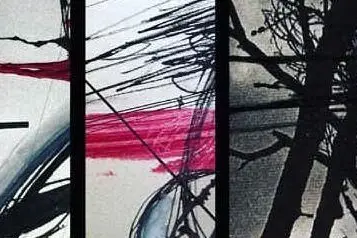 Una delle opere in mostra (foto L'Unione Sarda - Loi)