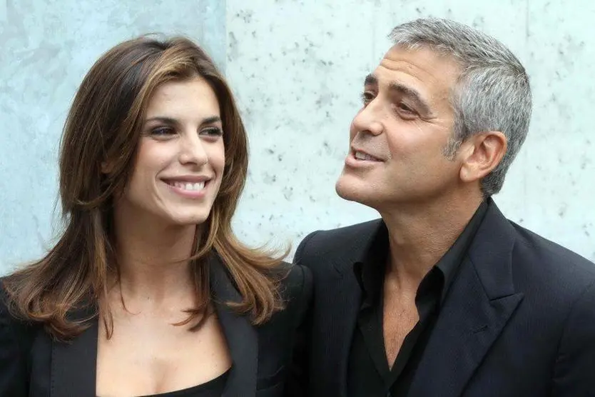 Insieme a George Clooney (Ansa)