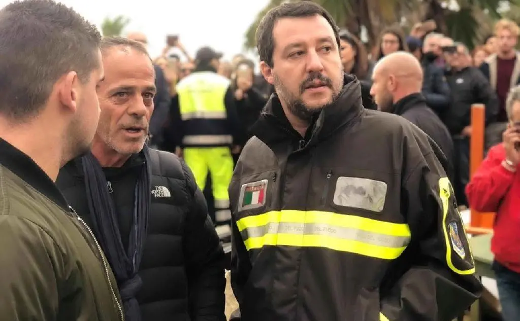 Salvini a Terracina (Foto Fb)