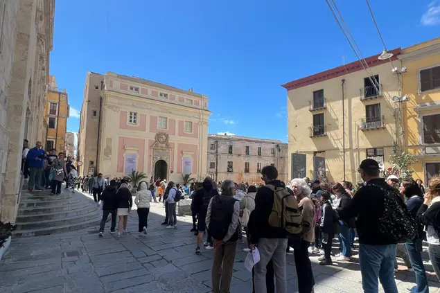 Turisti a Cagliari (foto Melis)