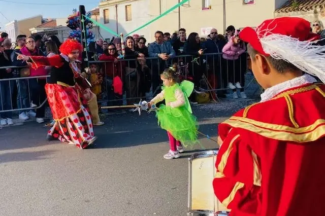 La sartiglietta lo scorso anno (Foto Sara Pinna)