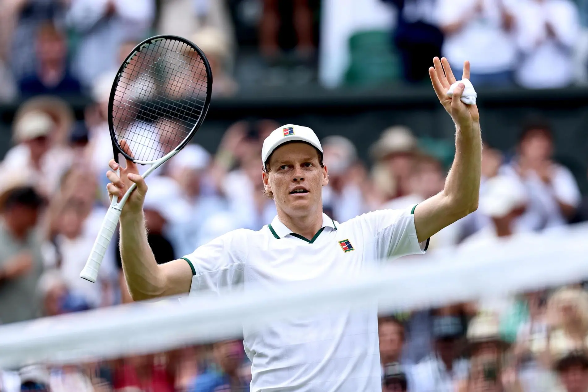 Jannik Sinner (foto Ansa/Epa)