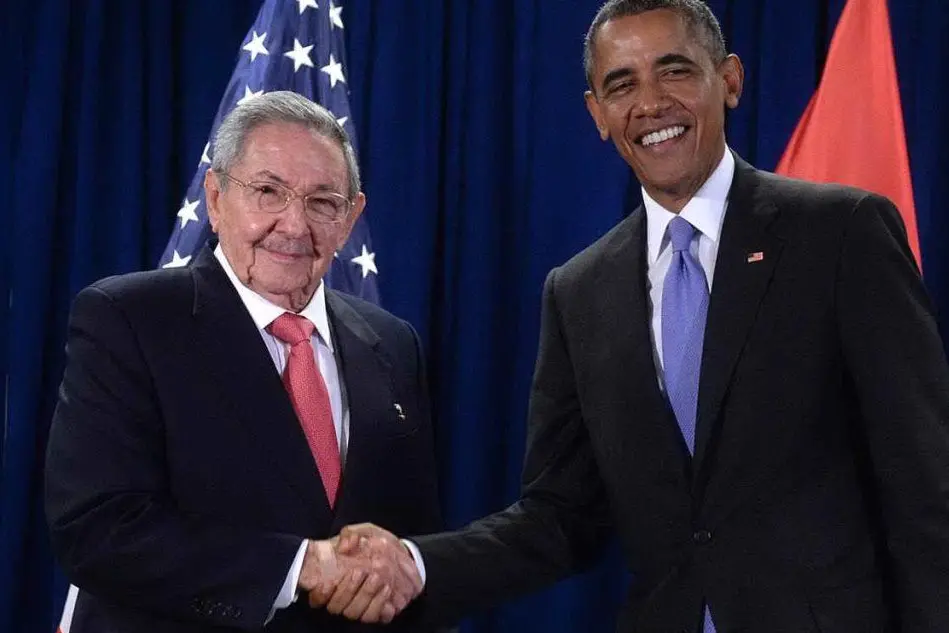 Obama e Raul Castro