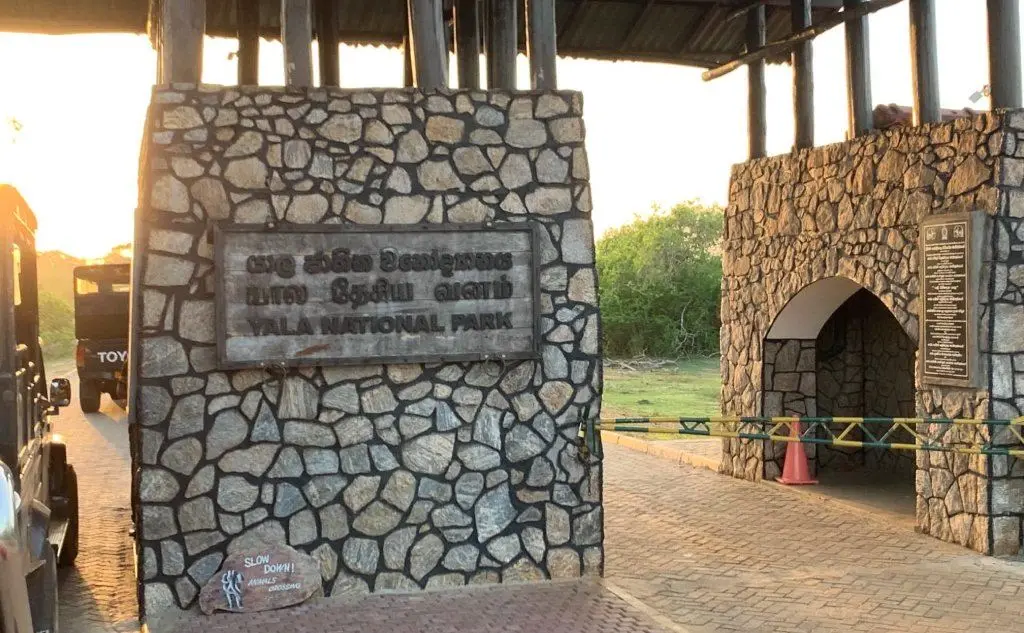 L'ingresso dello Yala National Park (foto Masala)