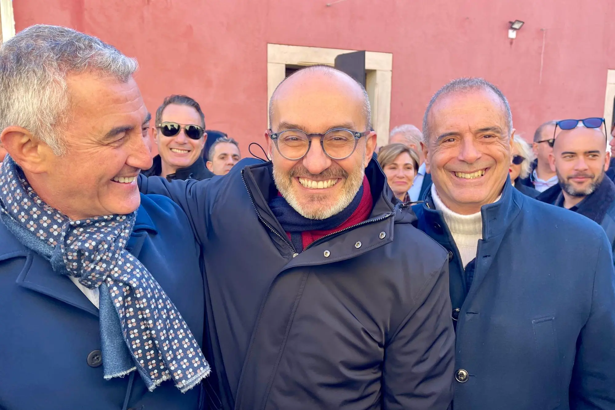 Mario Conoci, Paolo Truzzu e Marco Di Gangi (foto Fiori)