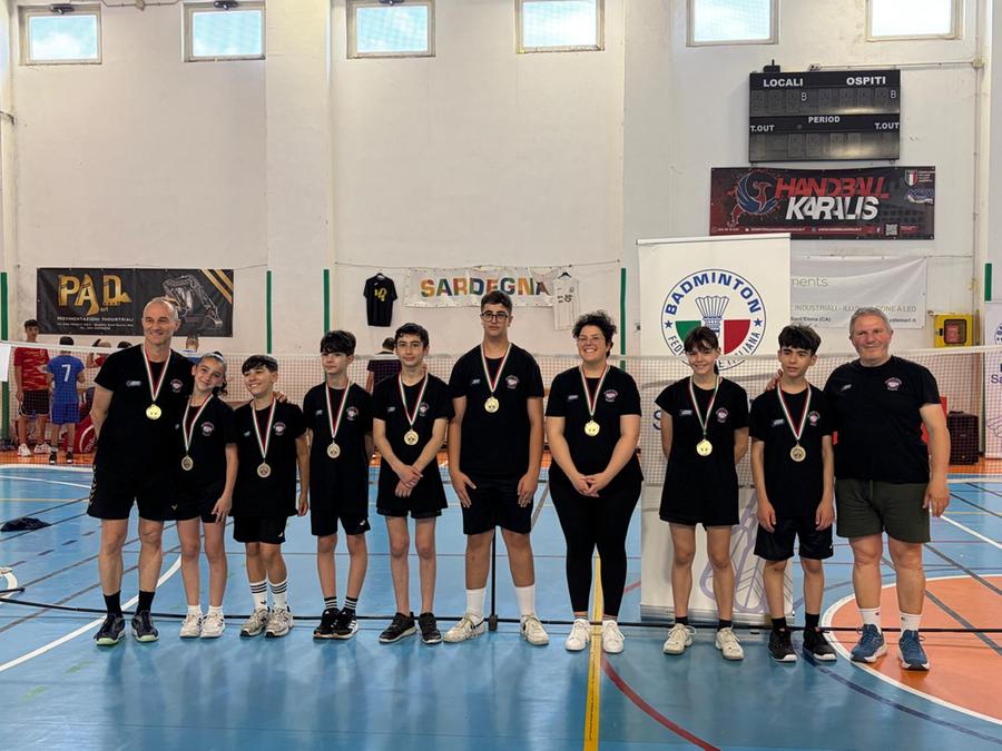 Badminton, la Nuova Alleanza Selargius conquista la Serie C
