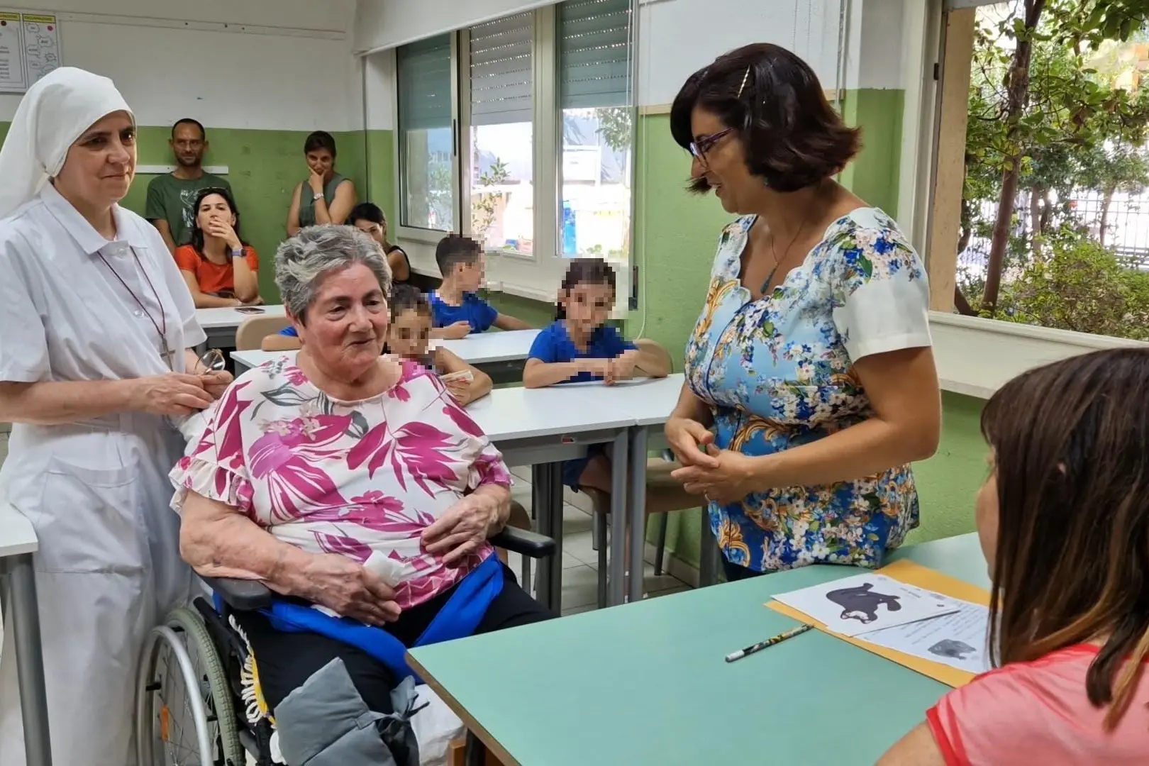 Lucia Piras durante la prova di idoneità