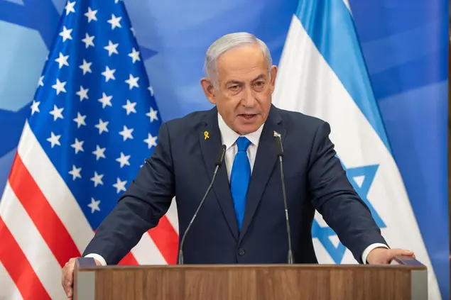 Il primo ministro israeliano Benjamin Netanyahu (Ansa)