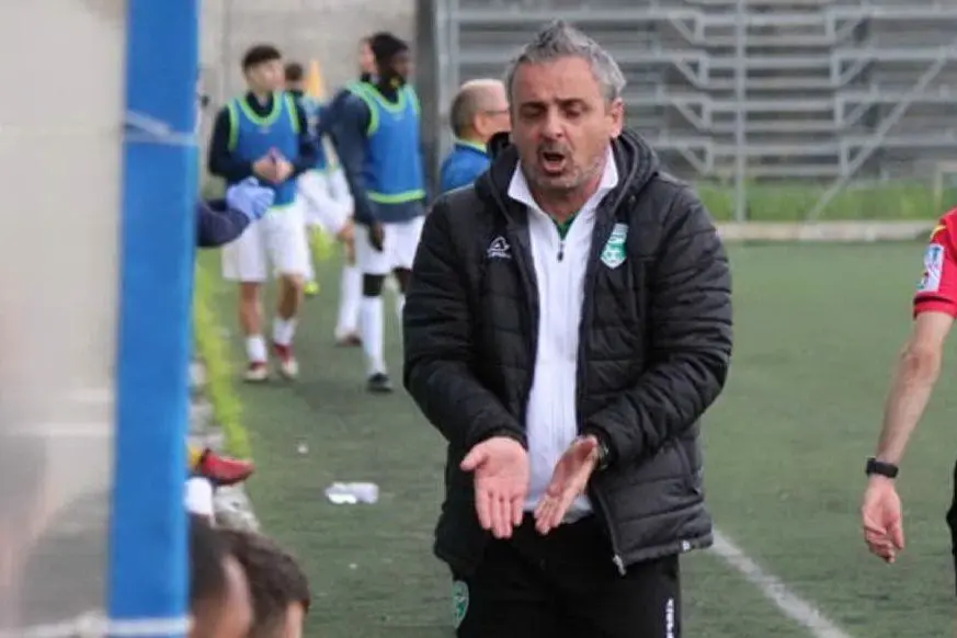 Raffaele Cerbone, allenatore dell'Arzachena (L'Unione Sarda - Andrea Serreli)