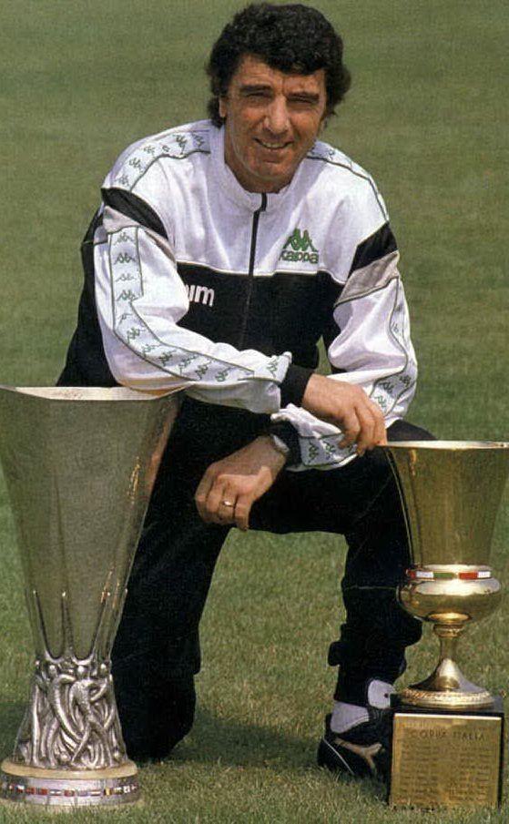 Nel 1990, sulla panchina della Juventus