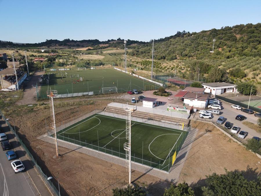 Cardedu, pronto il nuovo campo di calcio a cinque