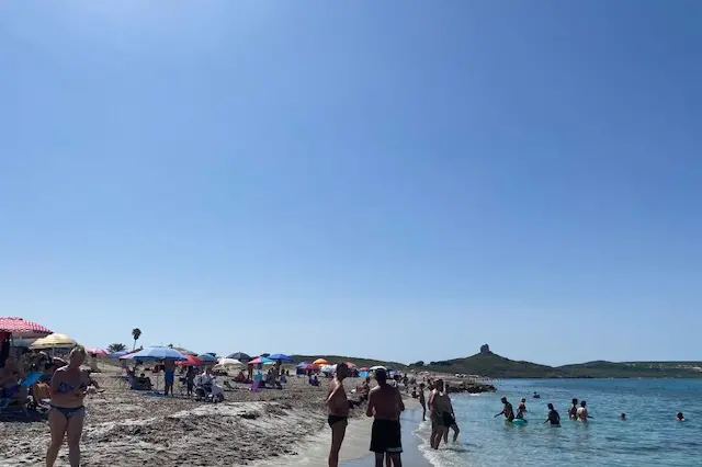 La spiaggia di San Giovanni di Sinis (foto Pinna)