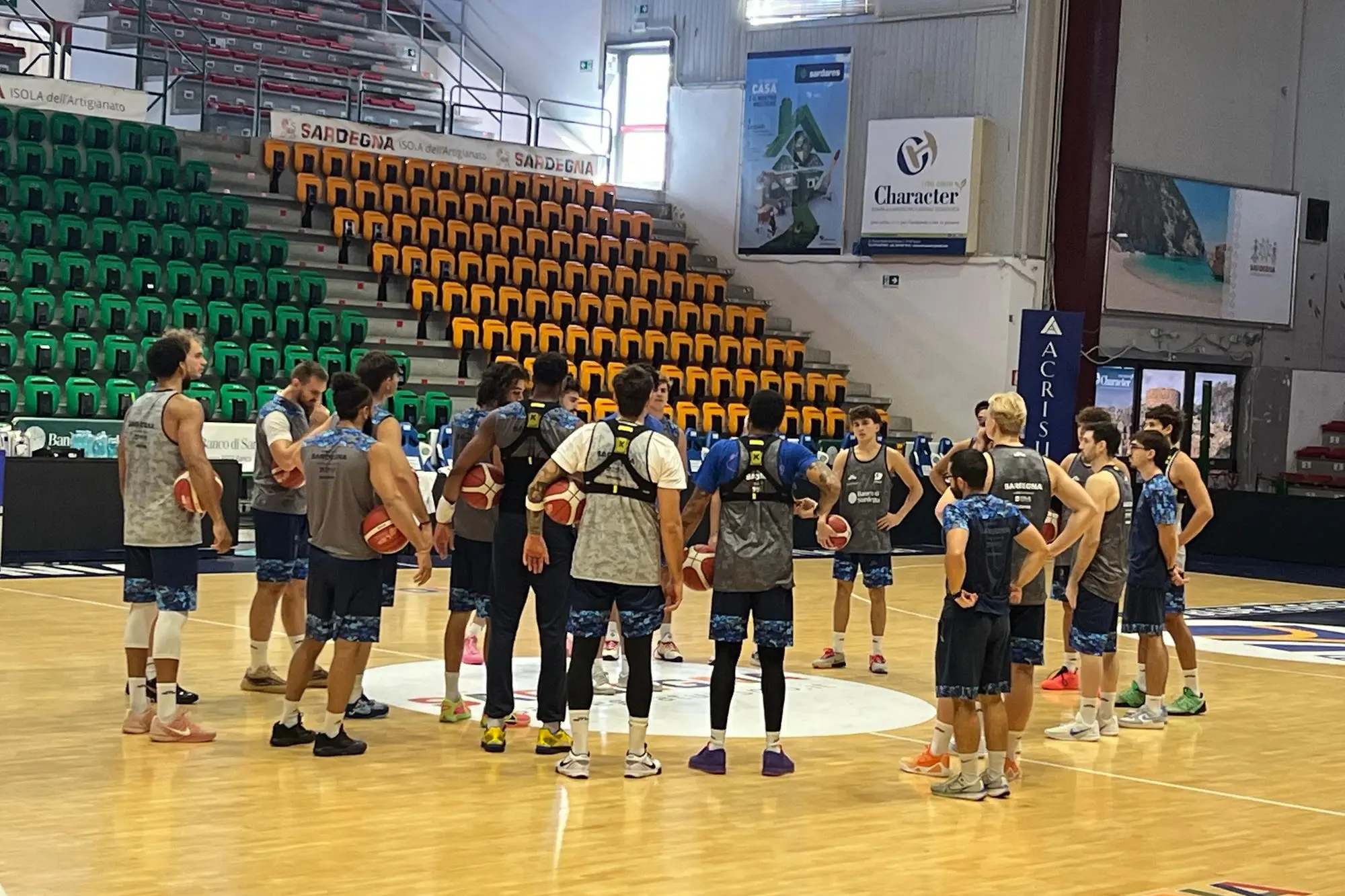 La Dinamo al PalaSerradimigni (foto G. Marras)