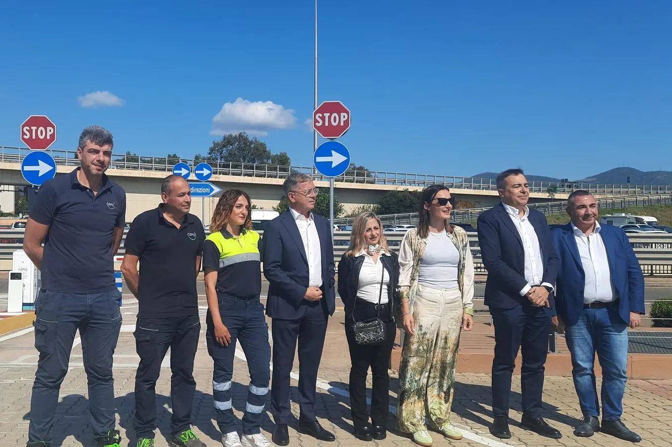 Olbia, taglio del nastro parcheggio centro storico