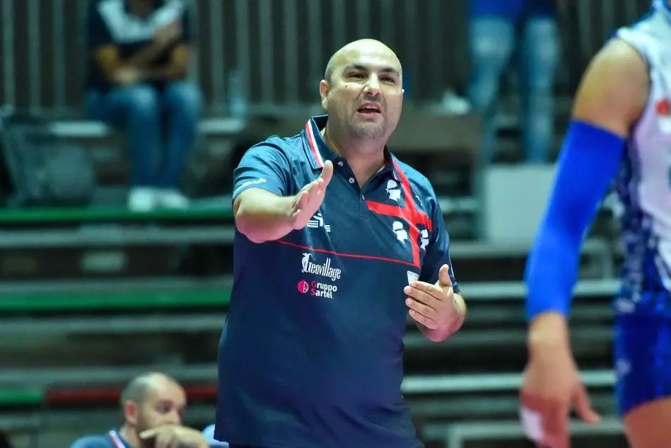 Coach Emiliano Giandomenico (foto Luigi Canu)