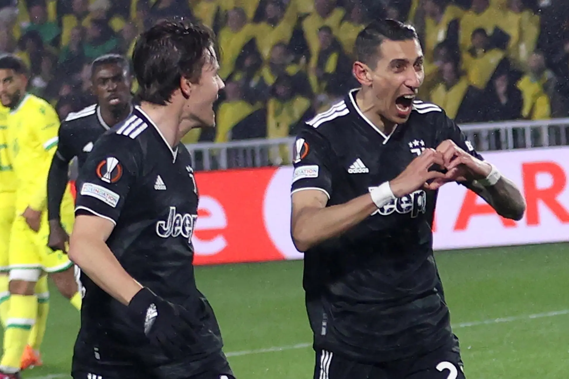 Di Maria e Fagioli (Ansa)