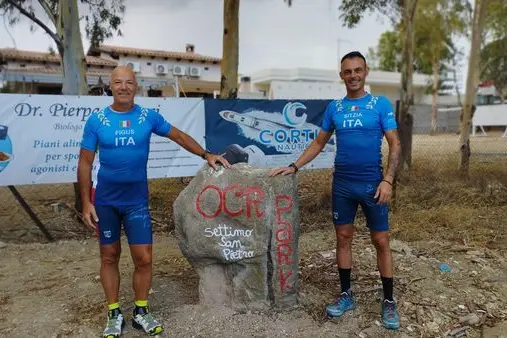 I due atleti di Settimo San Pietro (foto Serreli)