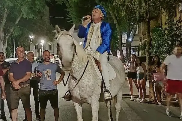Pierpaolo Medda a cavallo (Foto Sara Pinna)