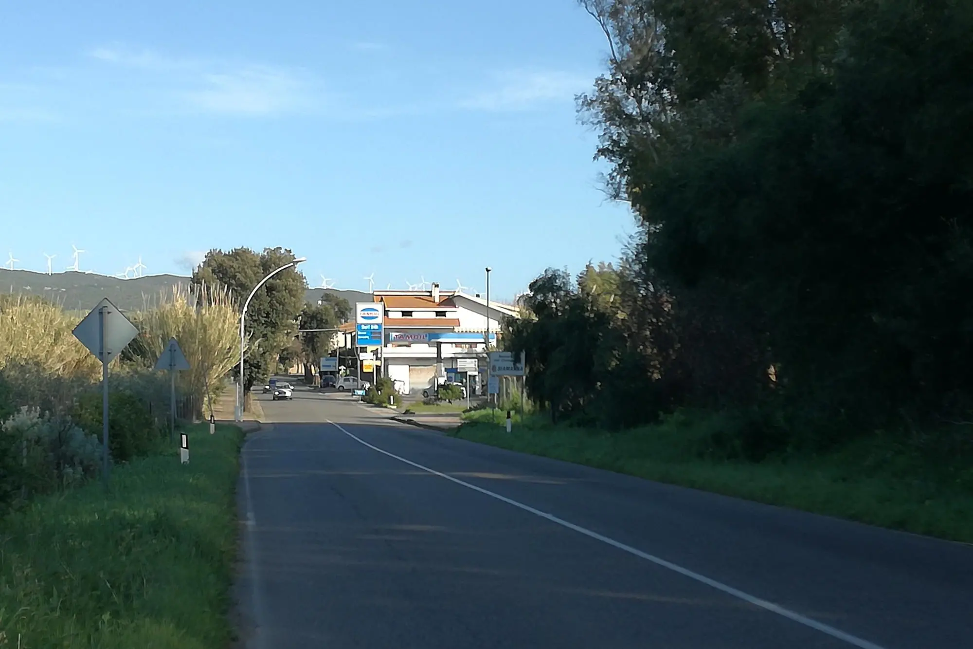 L'ingresso di Siamanna (foto di Giacomo Pala)