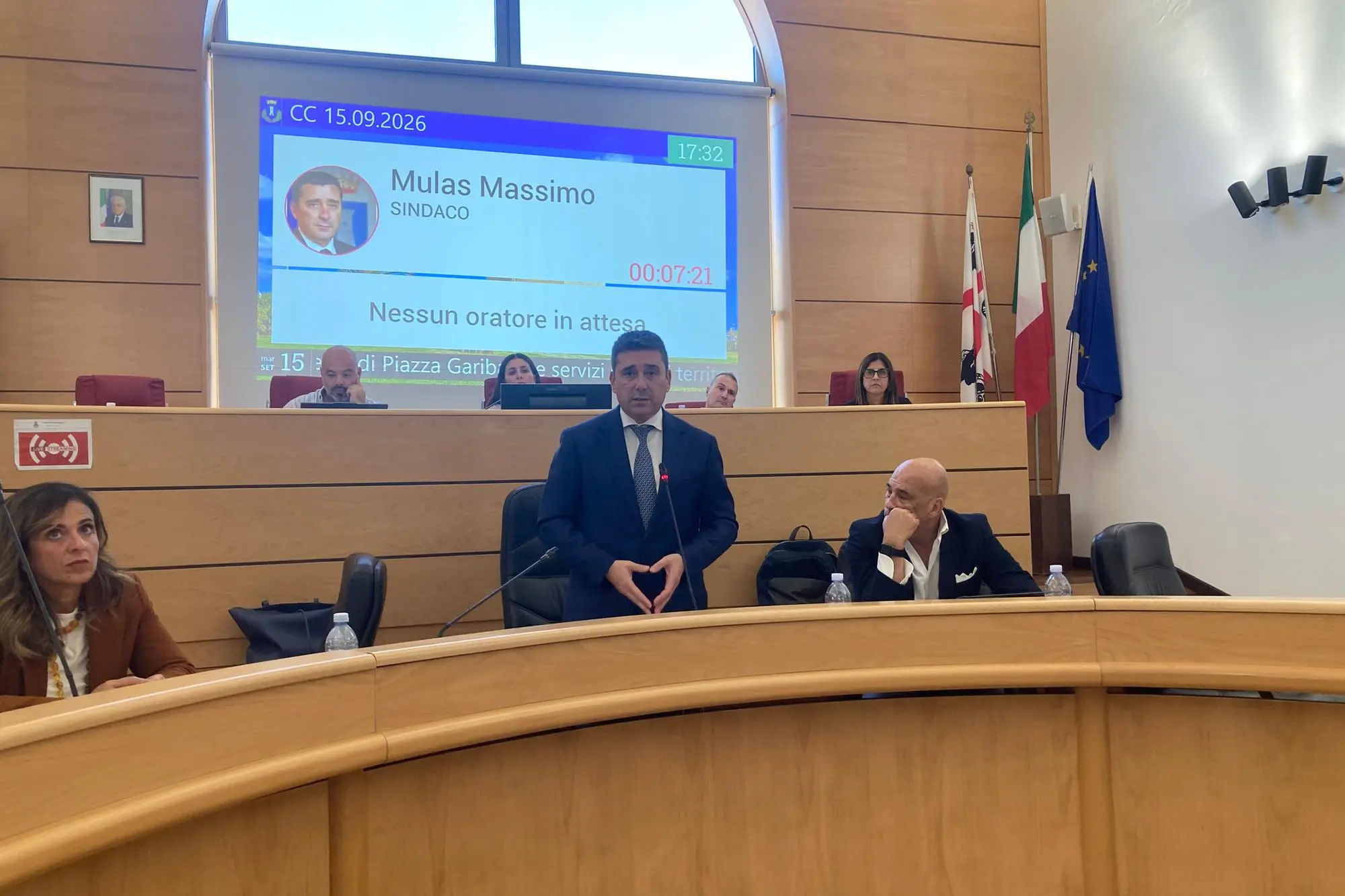 Il sindaco di Porto Torres, Massimo Mulas (foto Pala)