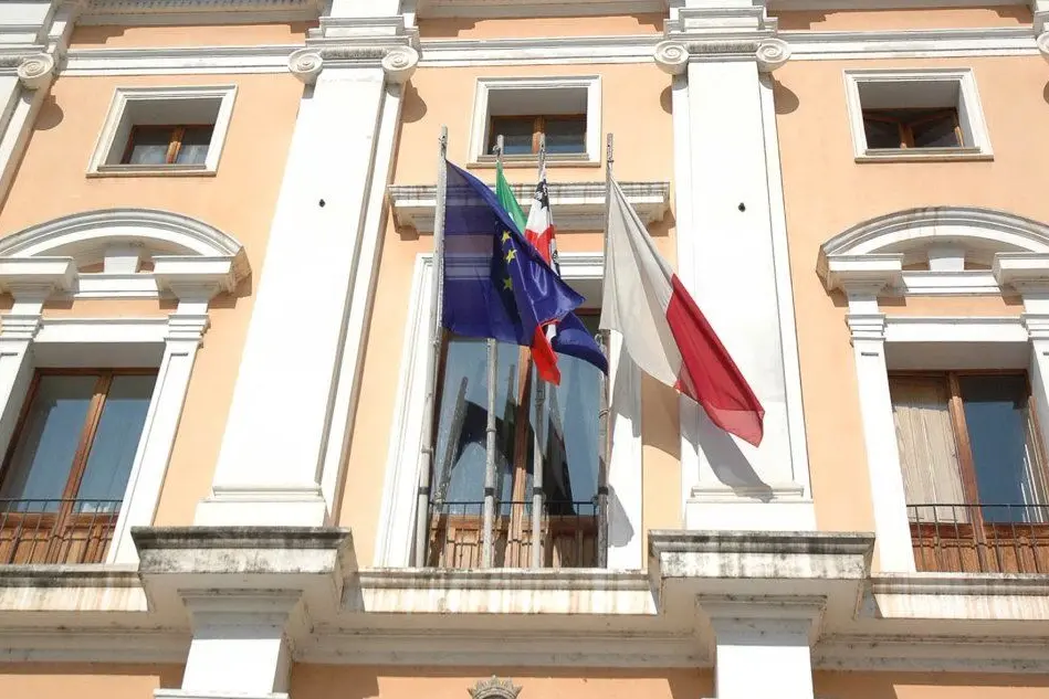 Il municipio di Oristano