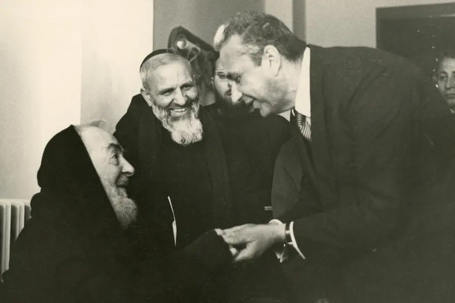Aldo Moro con Padre Pio