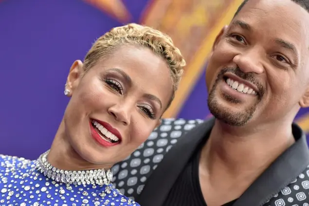 Will Smith e la moglie Jada Pinkett Smith (foto Instagram)