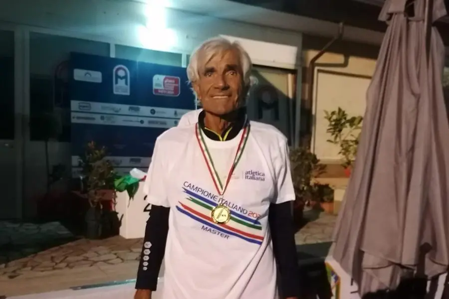 Giovanni Melis, oro ai campionati italiani (foto Serreli)