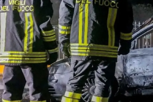 Un intervento dei vigili del fuoco