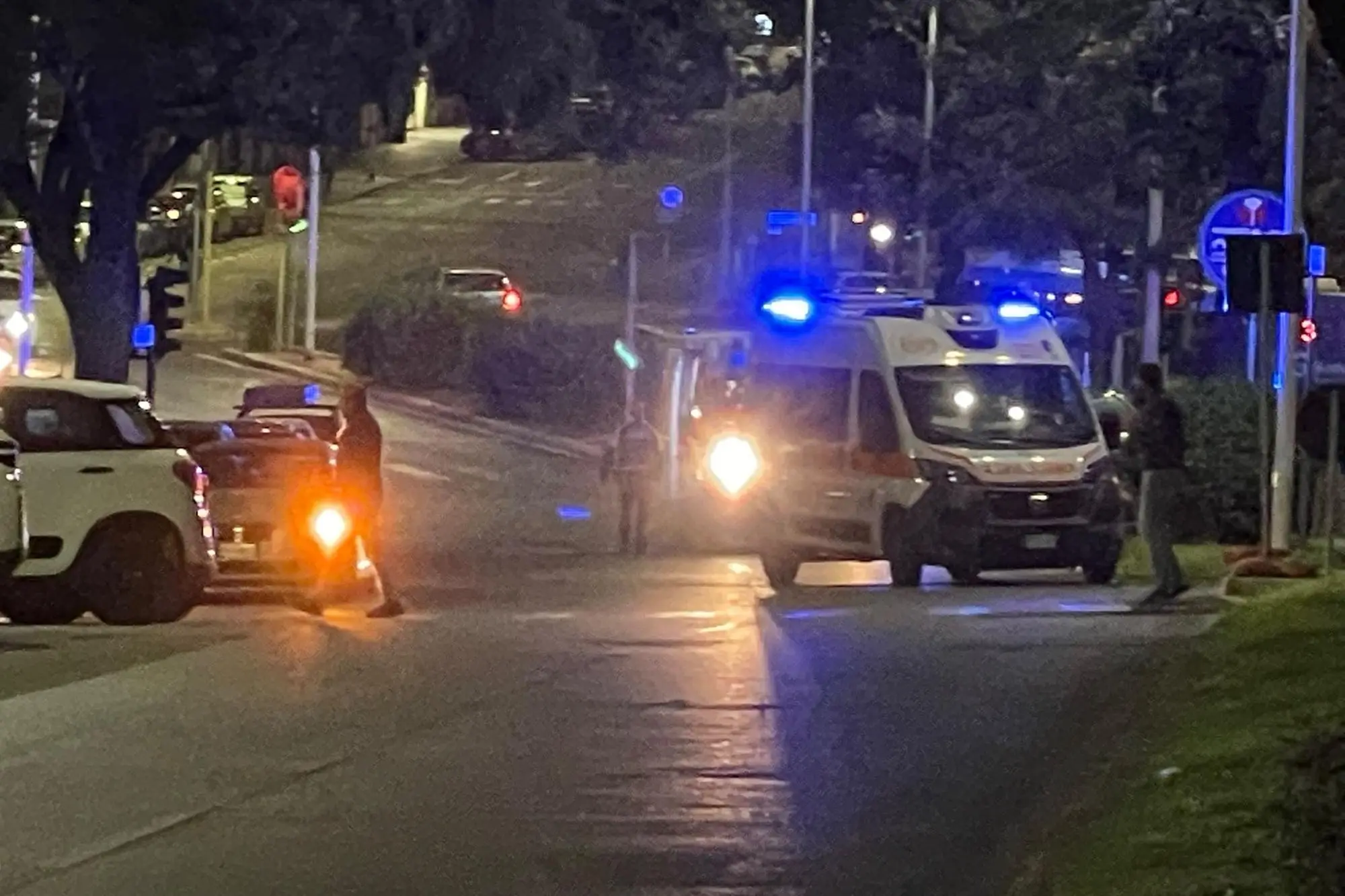 L'incidente in via Scano