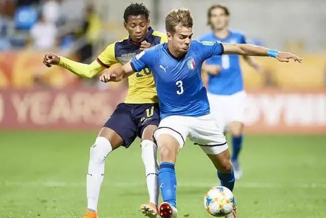 Alessandro Tripaldelli in azzurro (Ansa)