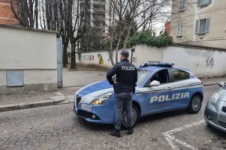 Police in Monza (Ansa)