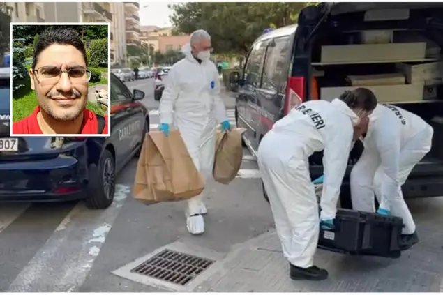 Nel riquadro, Claudio Gulisano (foto L'Unione Sarda)