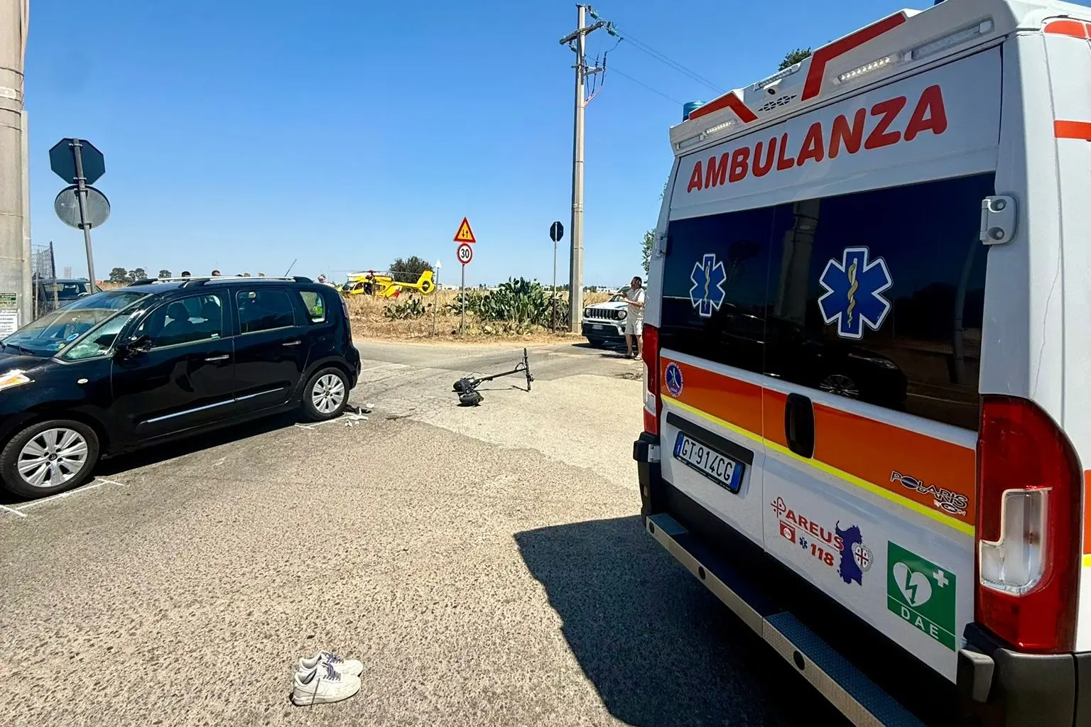 Il luogo dell'incidente