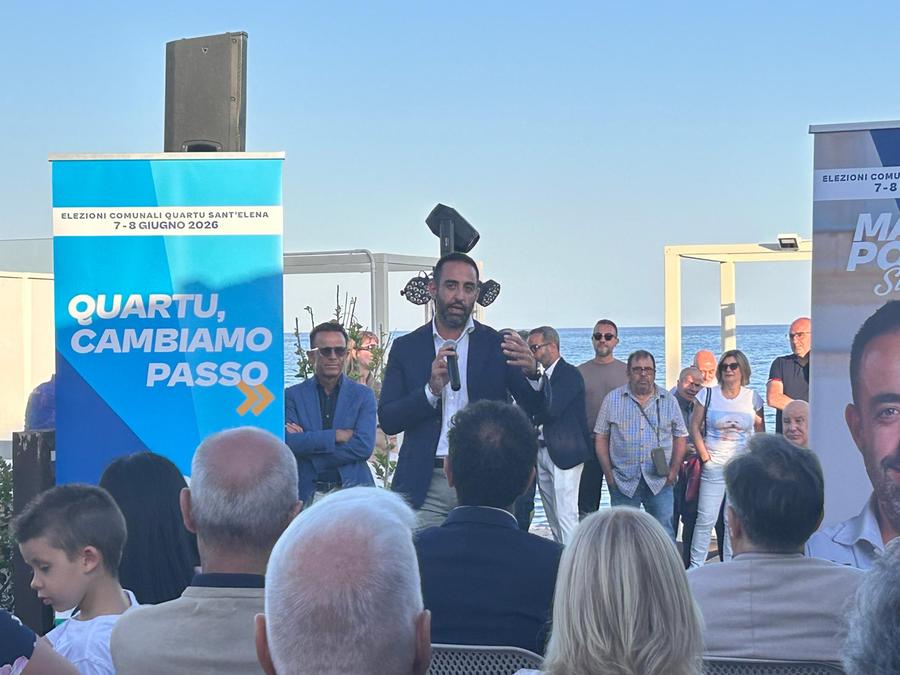 Quartu, Marco Porcu chiude la campagna elettorale al Poetto: «Pronti a governare la città»
