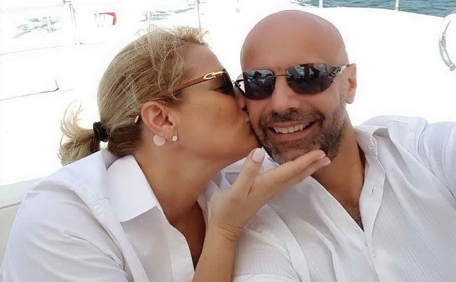 Uno scatto insieme al marito Umberto Maria Anzolin (foto Instagram)