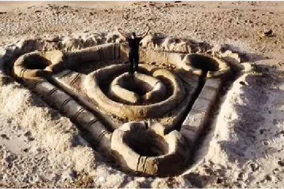 Il nuraghe tribolato di sabbia (foto concessa)