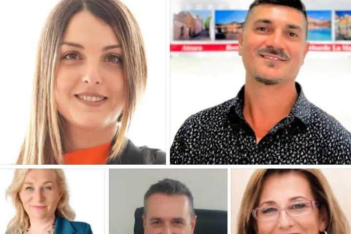 La giunta di Castelsardo (foto concessa)
